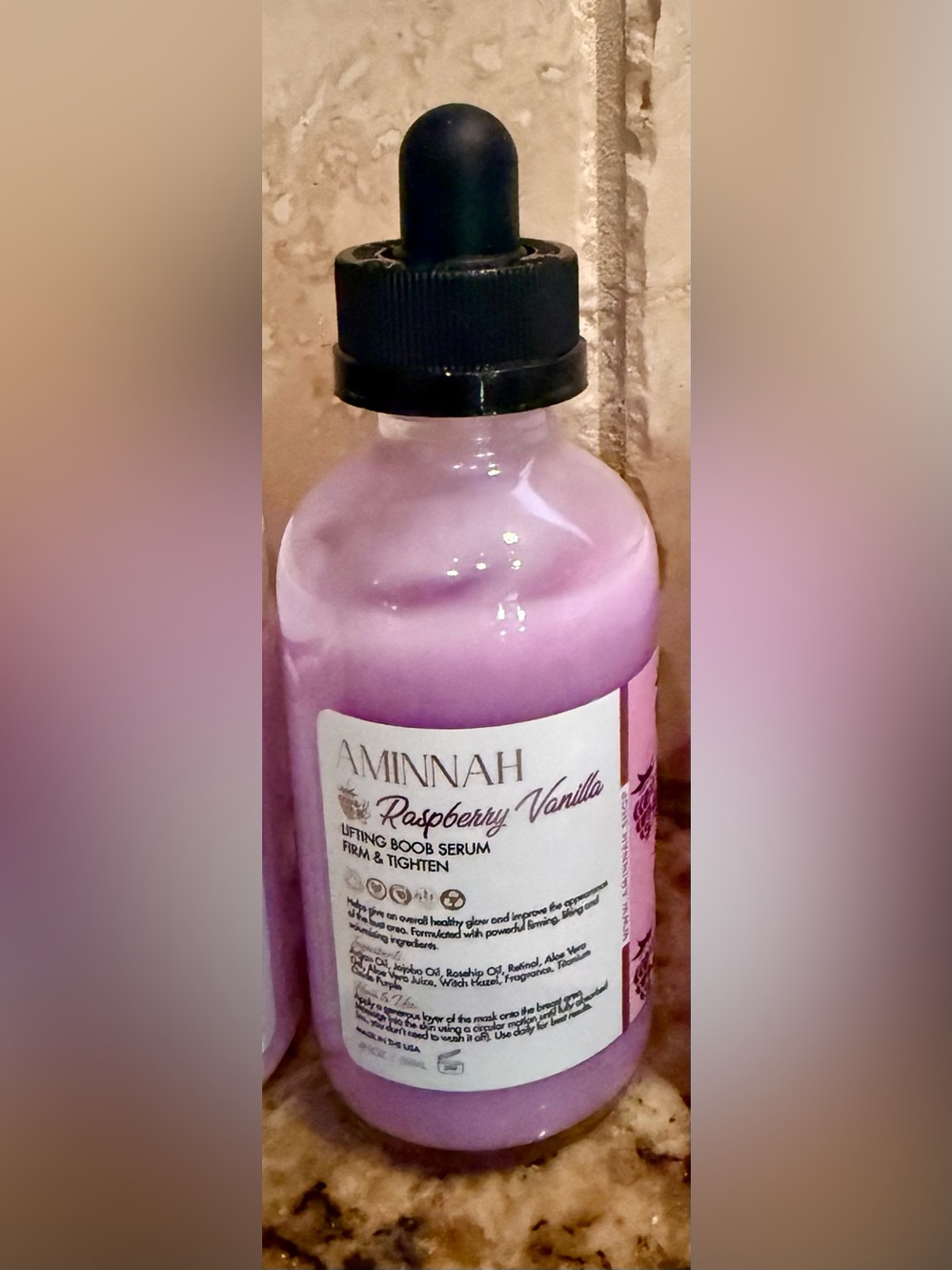 Aminnah Raspberry Vanilla Lifting Serum gift set bundle limited edition - Picture 3 of 4